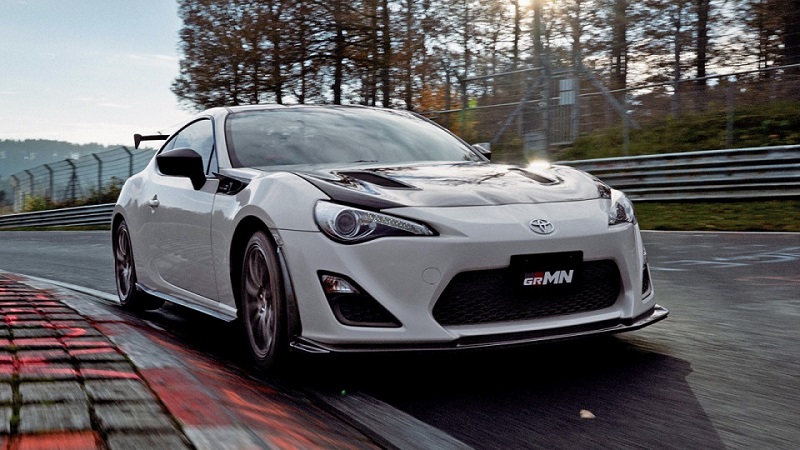 Одной из последних гражданских новинок Gazoo Racing стала спецверсия купе GT86. Модель под названием GRMN 86 отличалась сниженной массой, спортивной подвеской и усиленными тормозами, а также более мощным двигателем. Тираж двухдверки составил 100 экземпляров